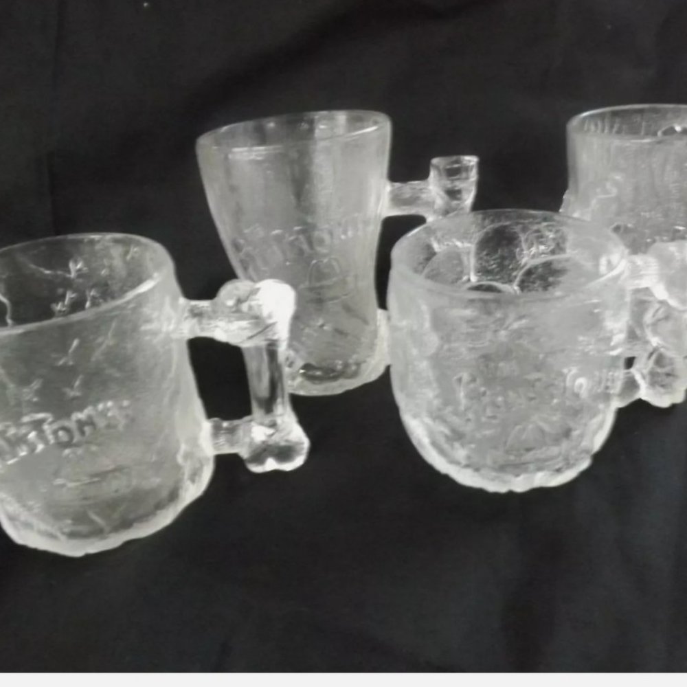 Vintage 1993 FLINTSTONES ROCKDONALD'S Mugs